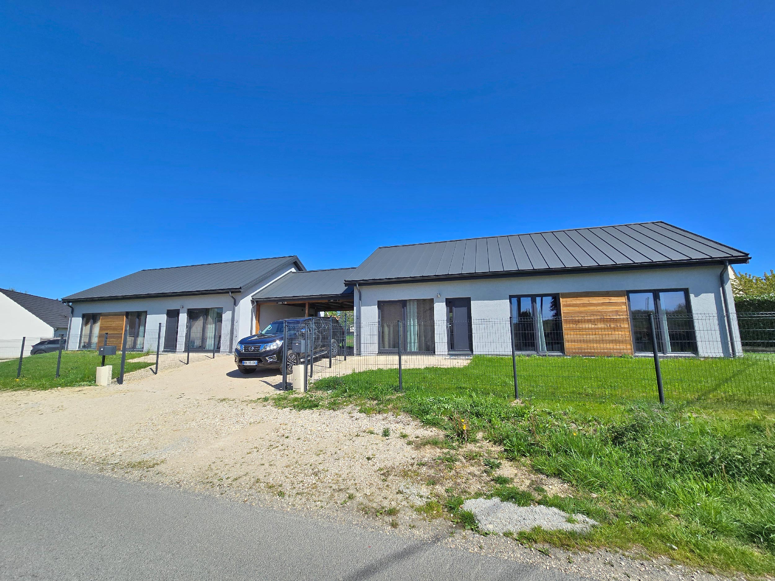 <p>Création d’habitat écologique en Ossature Bois «&nbsp;Les Papillons&nbsp;»</p>