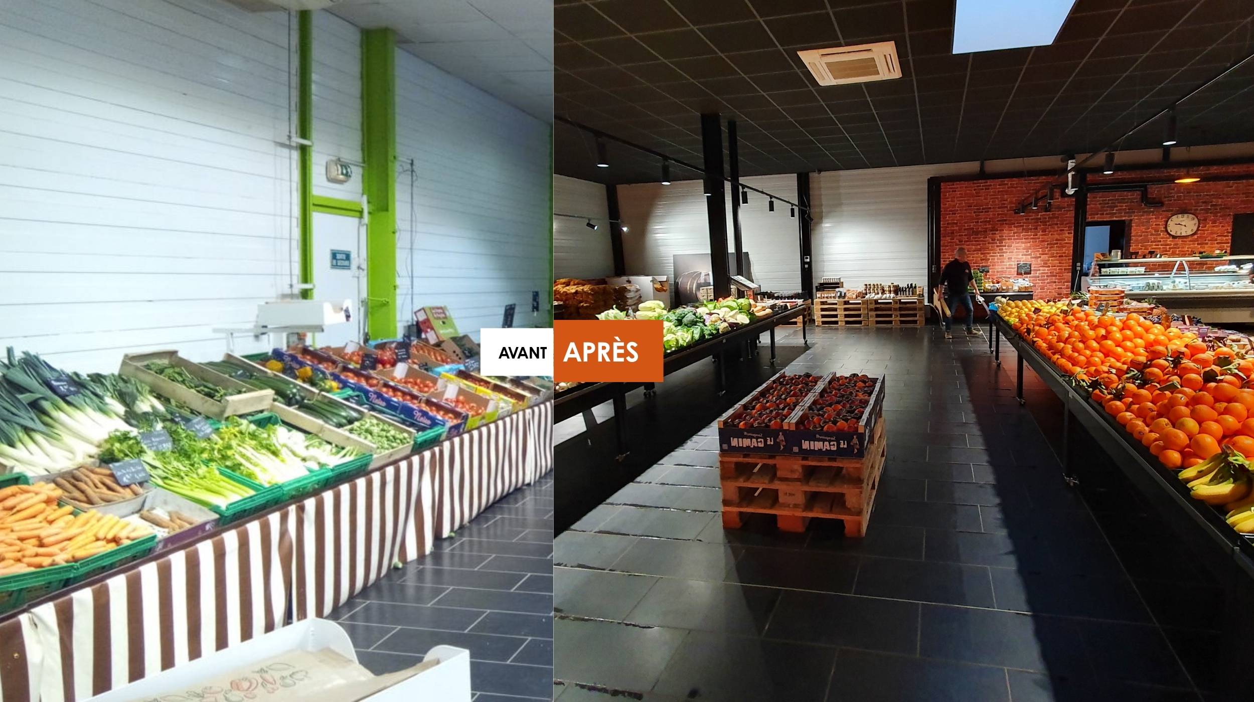 Avant / après travaux : La Gariguette - Gièvres