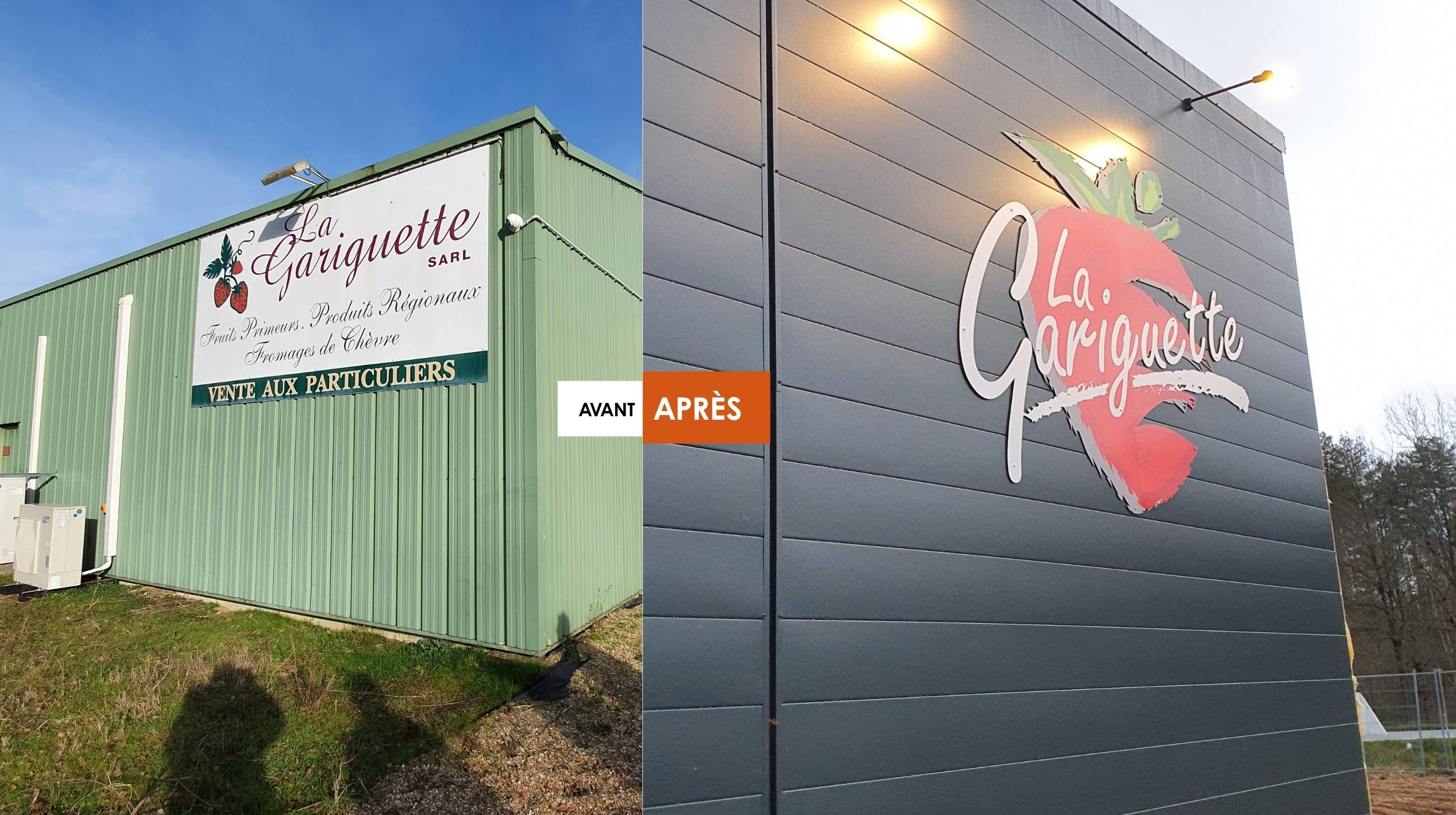 Avant / après travaux : La Gariguette - Gièvres